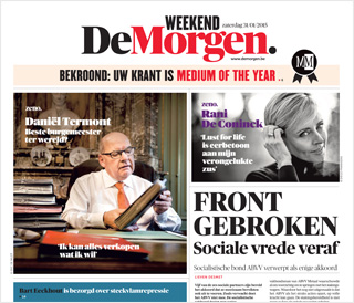 De Morgen, Medium of the Year in Belgium